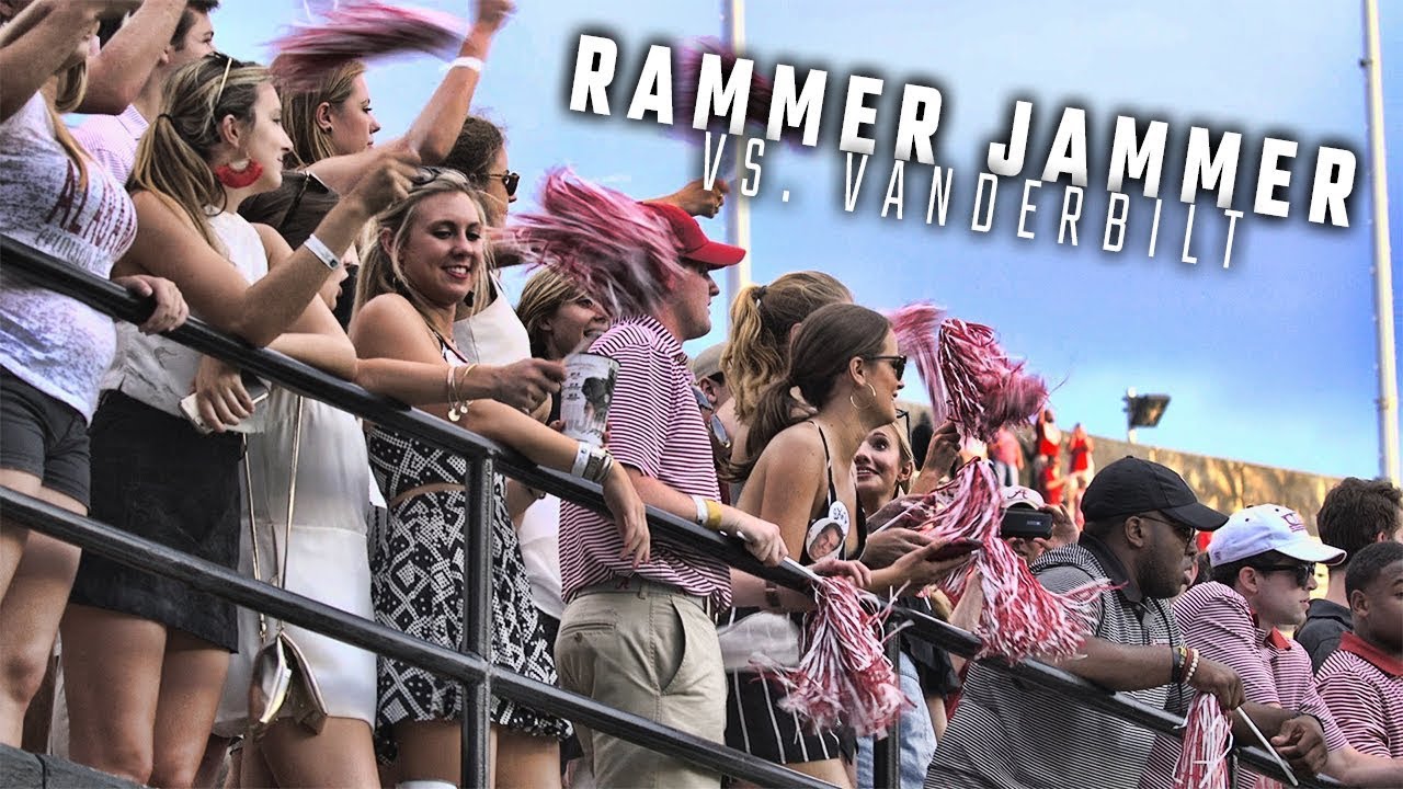 Alabama fans sing "Rammer Jammer" after Tide roll over Vandy YouTube