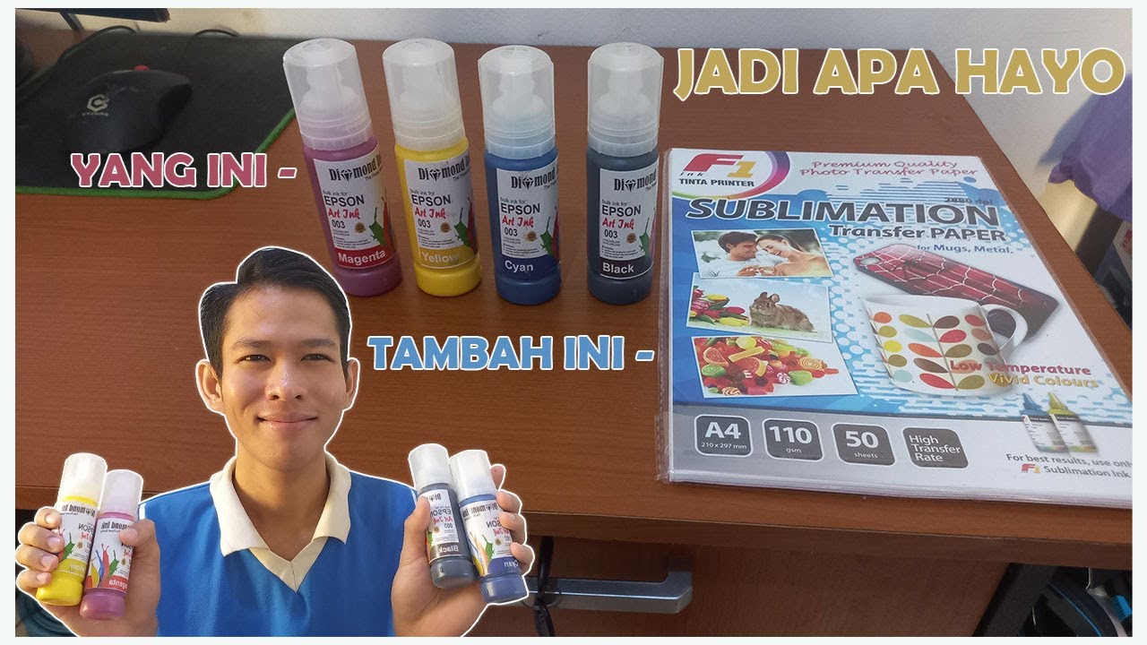 REKOMENDASI ART INK UNTUK PRINTER EPSON L3210 REVIEW TINTA ART PAPER