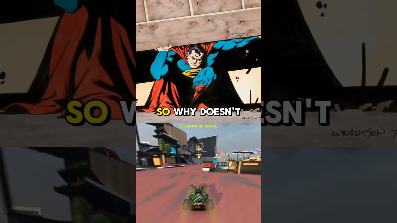 The Secret Superpower Superman Uses to Lift Buildings 🤯!!! #shorts