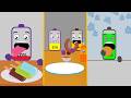Battery Charging ASMR MUKBANG Colorful Ice Cream x Kielbasa Sausage x Dalgona Candy EATING SOUND
