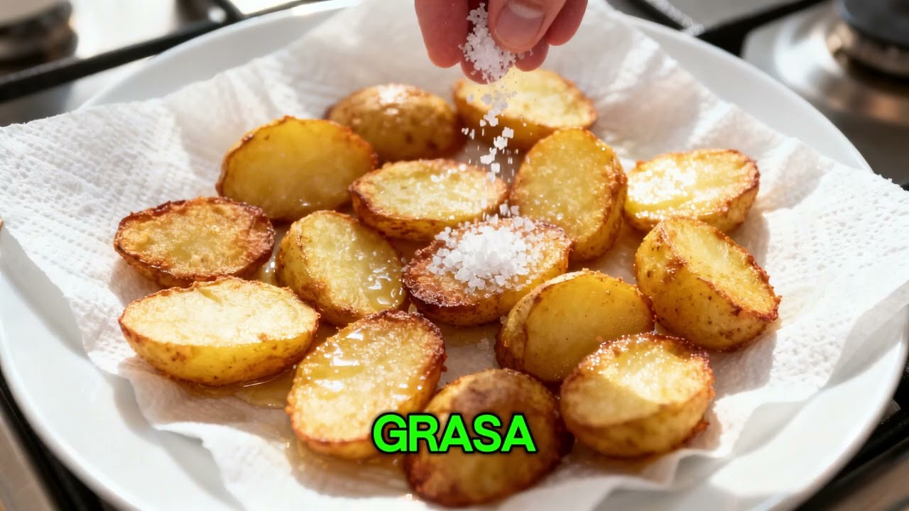 Huevos rotos con jamón tradicionales irresistibles y llenos de sabor 🍳🔥