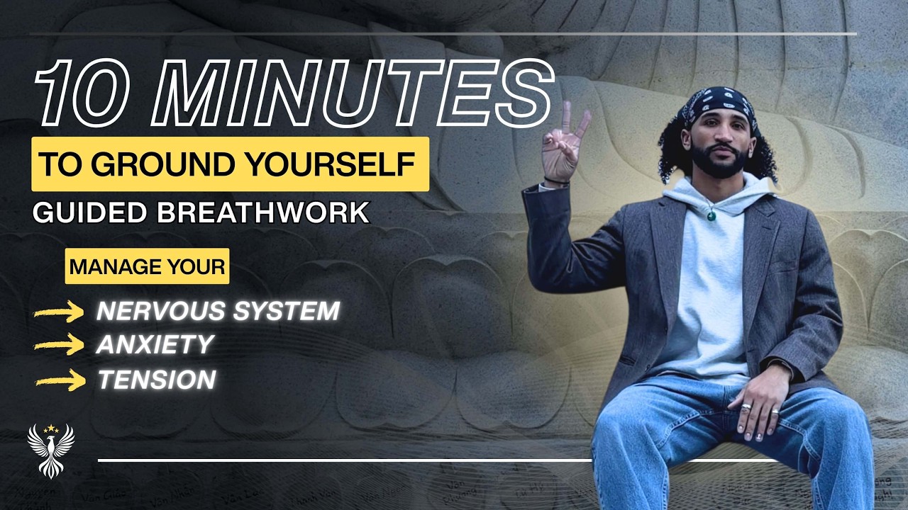 10 Minute Grounding Breathwork | 20 Connected Breaths To Enter A Calm State (Breathwork)