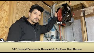 Harbor Freight 38 Central Pneumatic Air Hose Reel Review