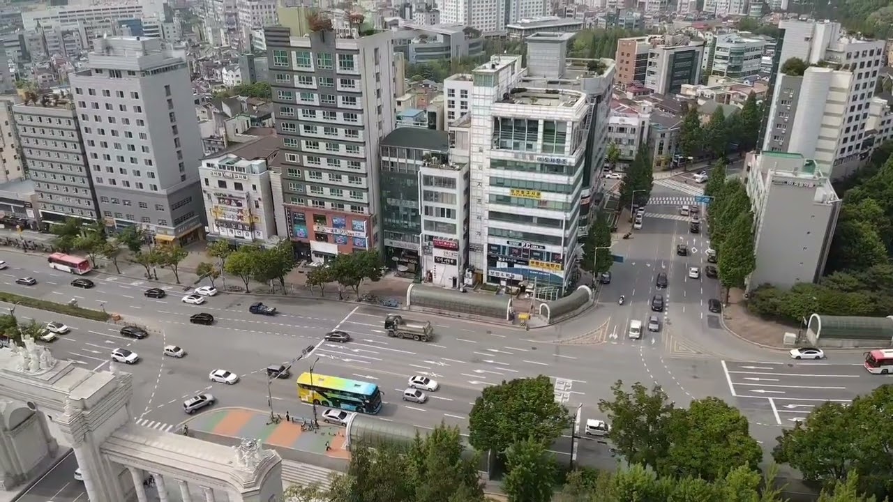 수원 경희대학교 국제캠퍼스 하늘 드론 촬영