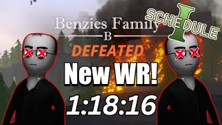 Schedule 1 any% WR Cartel Speedrun 1:18:16