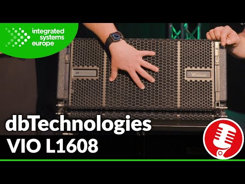 dBTechnologies VIO L1608 – the new generation of the L series, A2Net and Control 24A | ISE 2026