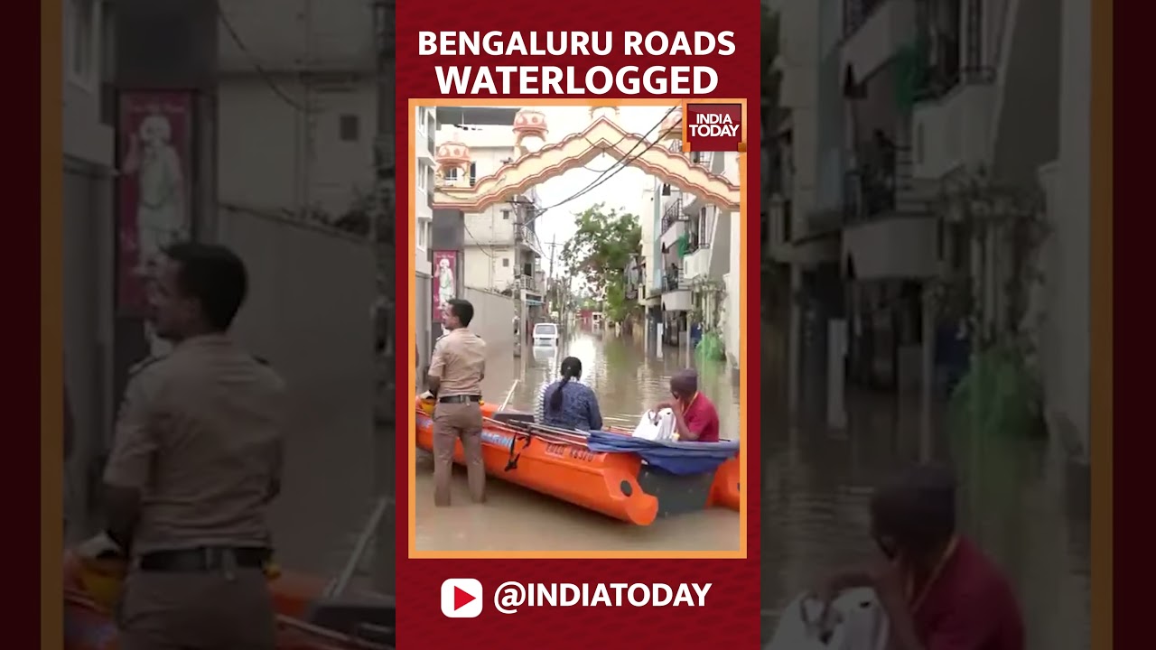Bengaluru Roads Face Waterlogging Due To Flooding | 