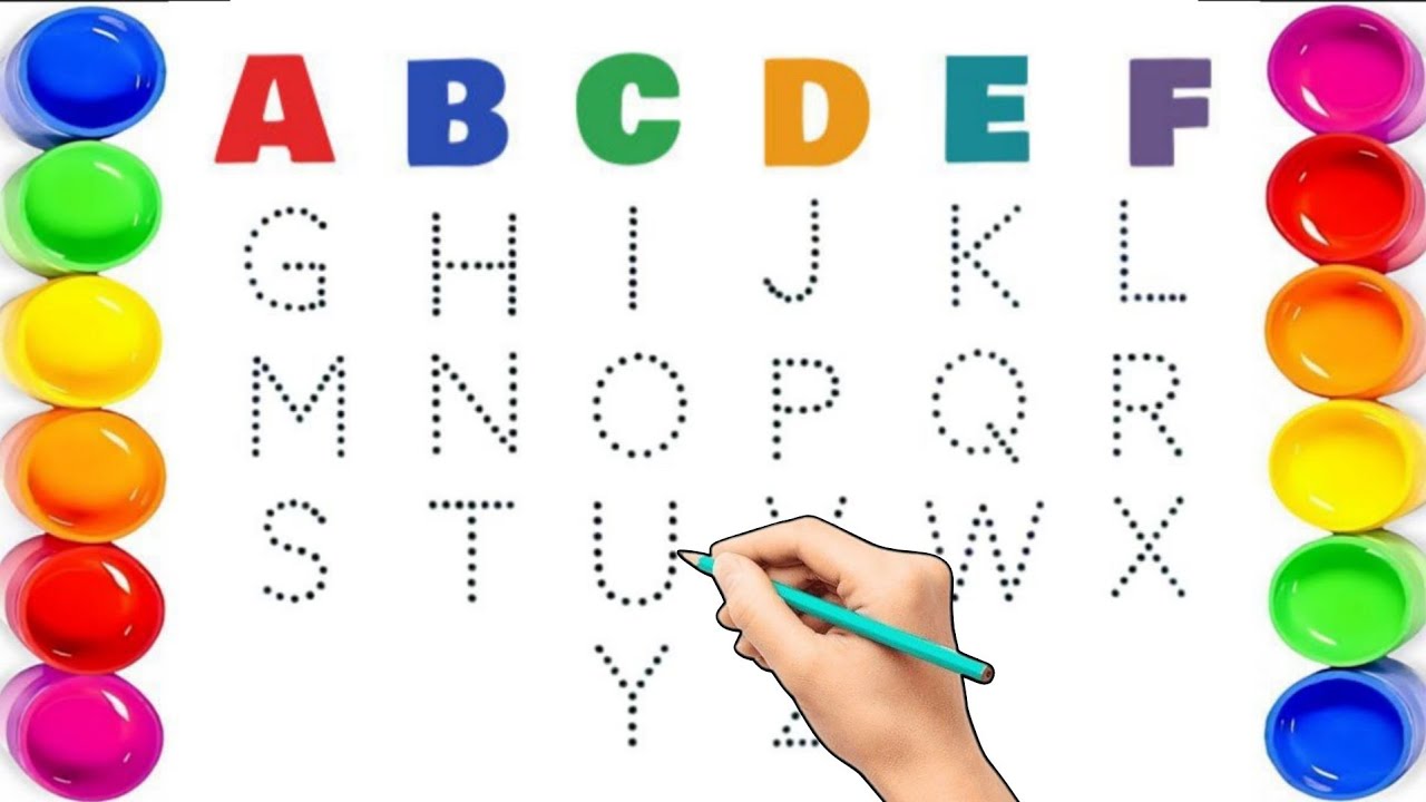 ABCD Alphabet Learning Video for Children in Hindi and English 