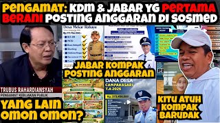 Download Lagu Pengamat Salut Sama KDM‼️Yg Lain OMON2⁉️Cuma JABAR Yg Berani Posting Anggaran di Medsos⁉️ MP3