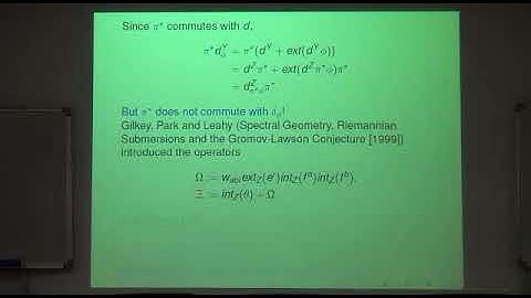 Kang, Hyunsuk (KIAS) / Riemannian submersion and the eigenforms of the Witten Laplacian.