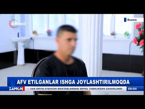 Afv etilganlar ishga joylashtirilmoqda (Buxoro)