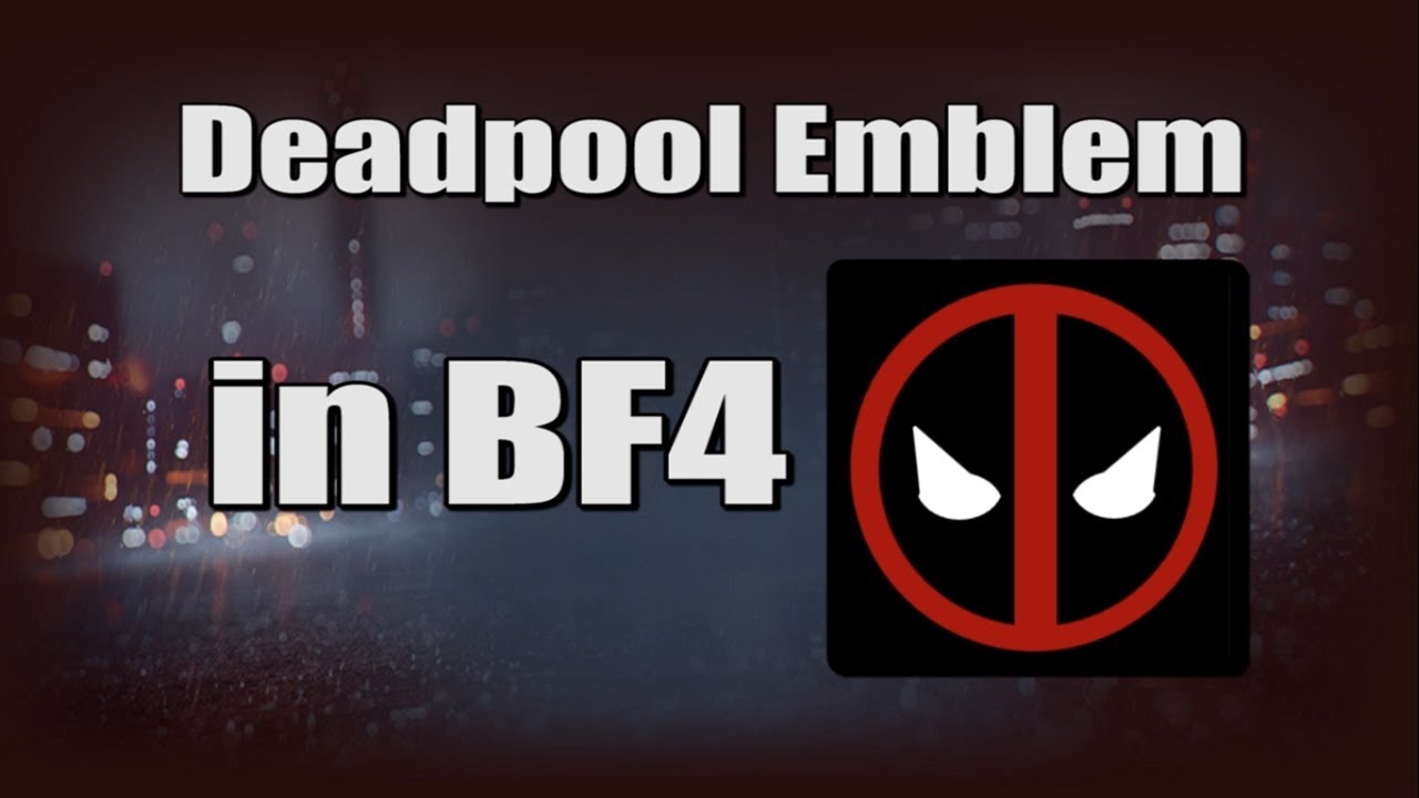 Deadpool Emblem Bf4