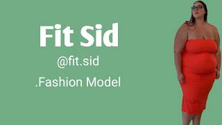 Fit Sid Biography, Wiki, Plussize Curvy Model, Fashion Model, Lifestyle, Facts