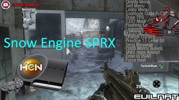 PS3 BO1 Snow Engine SPRX Mod Menu