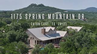 1175 Spring Mountain - Enjoy the best of Hill Country living! | Waterfront Home Tour | Canyon Lak...