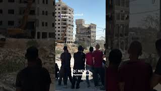 “Israeli” excavator demolishes West Bank building over permit claim
