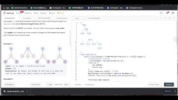 leetcode310  Minimum Height Trees-BFS-topological sorting