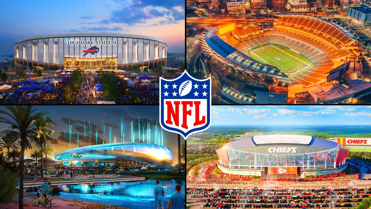 Строительство будущих стадионов НФЛ (2026-2034 гг.)