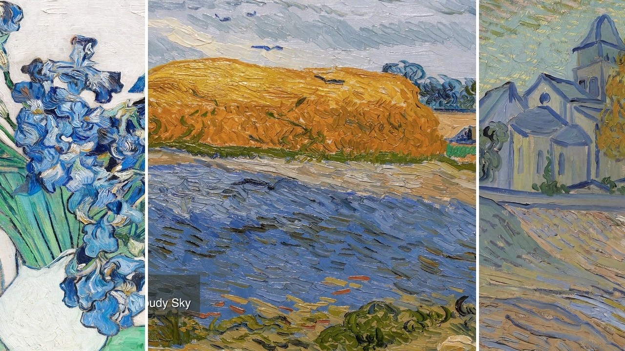 Vincent van Gogh Art TV — Silent Art Gallery · August 21 Night | Wheat Stack under a … & others