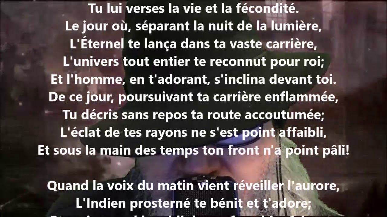 Hymne au soleil lamartine