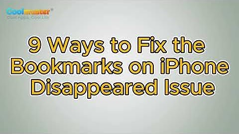 Bookmarks on iPhone Disappeared? One-Stop Guide with 9 Ways