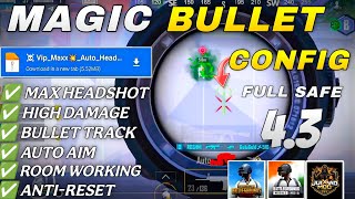 Bgmi 43 magic Bullet Tracking Autoheadshot Config File High Damage Aimbot Config Bgmi 43