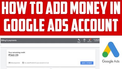 How To Add Money To Ads Account | Google Ads Payment Methods | Google ads tutorial 2023