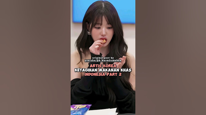 Artis Korea ini ketagihan makanan khas indonesia part 2 #kpop #shorts