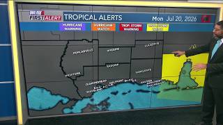 AM Update: Tropical Depression Two is forecast to become a tropical storm (7/20/26)