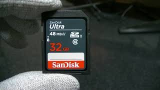 SanDiskのSDHCカード32GBを購入