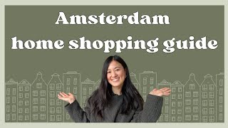 AMSTERDAM HOME SHOPPING GUIDE | furniture, homeware, tools, renovation tips