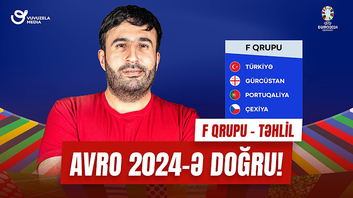 EURO 2024 | FUTBOL | F Qrupu : 🇹🇷 Turkiye,  🇬🇪 Gurcustan, 🇵🇹 Portuqaliya, 🇨🇿 Cexiya