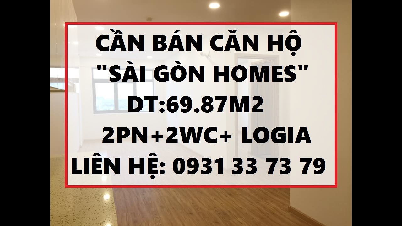 BÁN CHUNG CƯ SÀI GÒN HOMES Quận Bình Tân