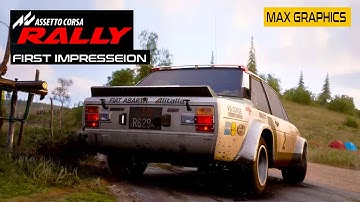 Assetto Corsa Rally – First Impressions & Raw Gameplay in Max Graphics