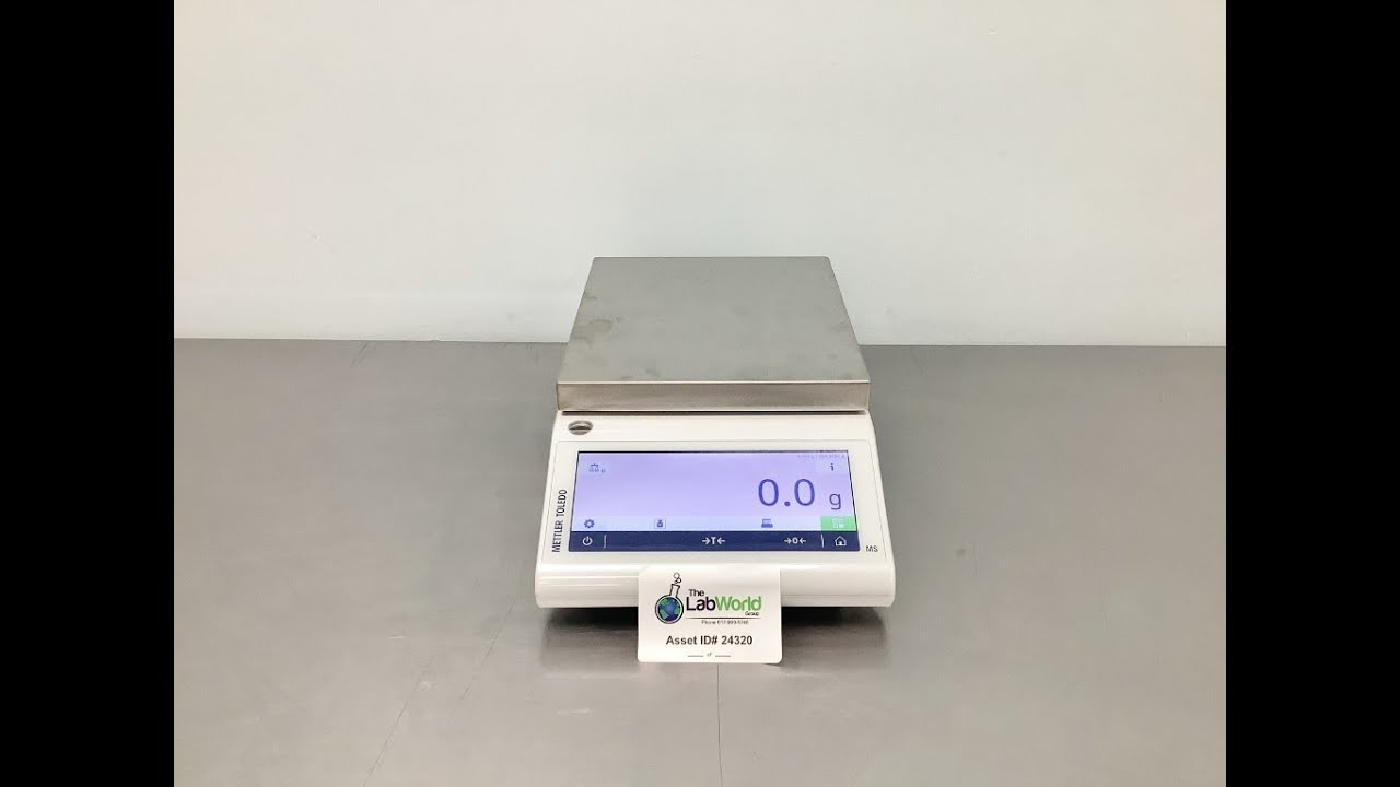 Mettler Toledo MS8001TS Balance Video ID 24320 - YouTube