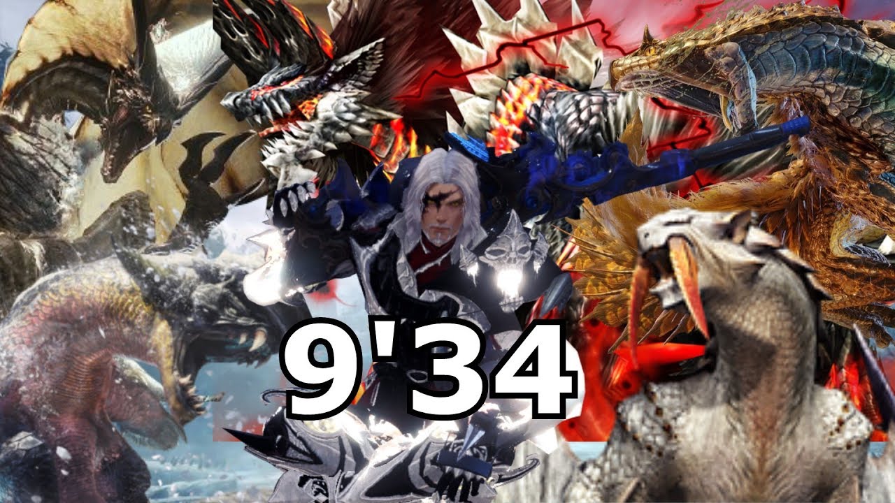 MHW Iceborne PC: Ballad of The Hoarfrost 9'34 LBG ( All Slay )