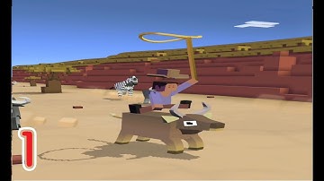 Rodeo Stampede: Sky Zoo Safari - Tutorial - Gameplay #1 - Android - IOS