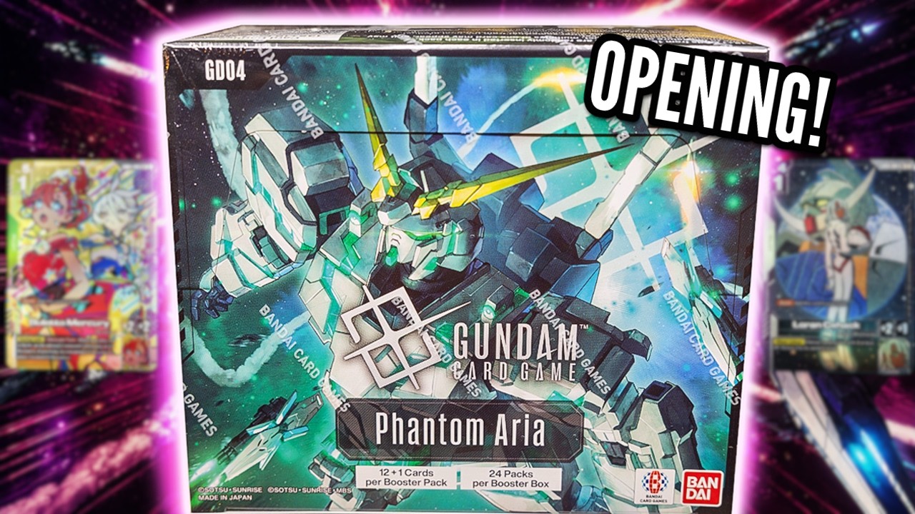 GD04 PHANTOM ARIA - BOX OPENING - Gundam Card Game - YouTube
