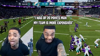 20 Point Choke in 1 Minute w/$16,500 MUT 21 Team Leaves FlightReacts CRYING & ACTING UP on STREAM😂😁😭
