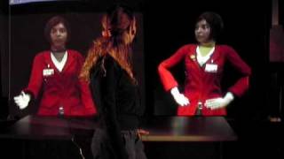 Responsive Virtual Human Museum Guides - Demonstration Interaction