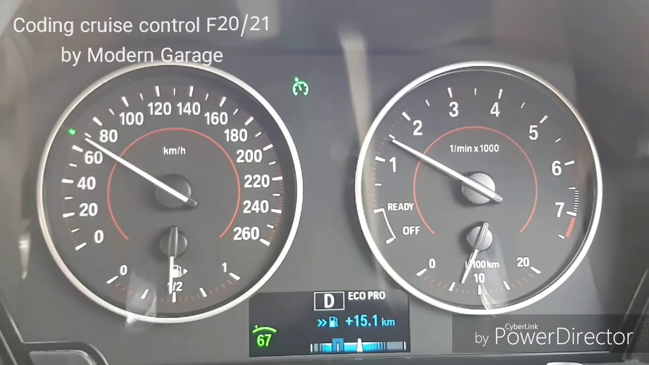 bmw cruise control limit