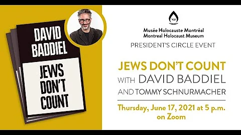 Discussion: Jews Dont Count with David Baddiel and...