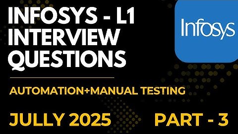 Infosys Interview Questions | Selenium | JAVA | Real Time-Scenario Base Interview Que - 3