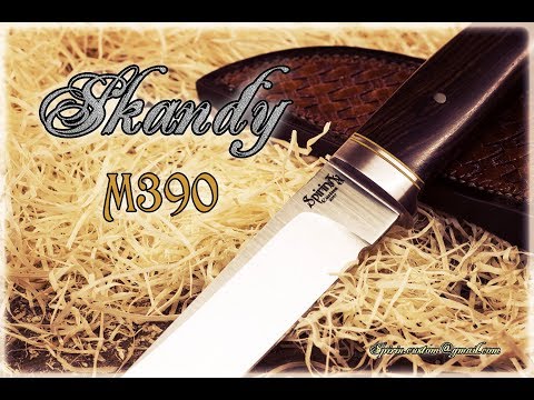 Skandy M390, рукоять Ironwood