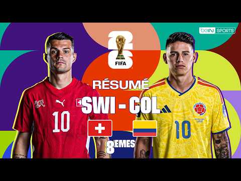 Résumé Colombie vs Suisse