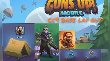 Guns Up Mobile (🏡Base Lay Out for Command Center and Outpost Level 9 in Community Challenge Defend🛡)