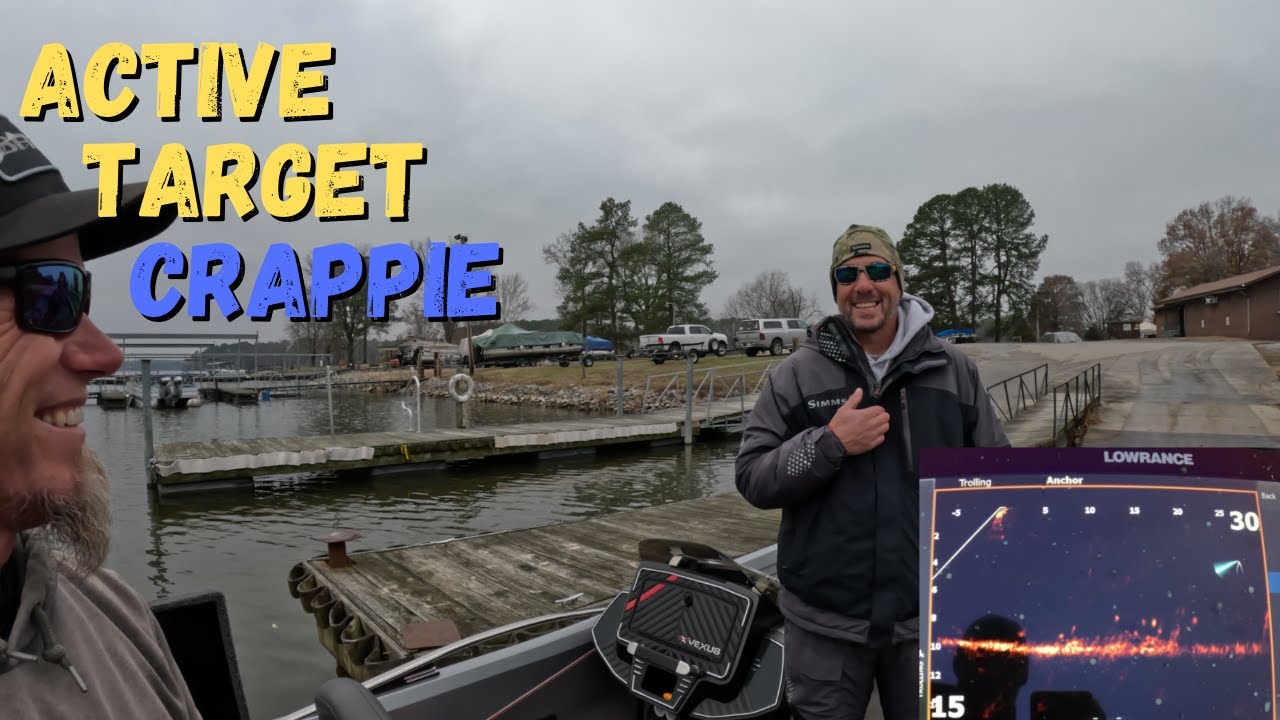 Lowrance Active Target Crappie Fishing On Crab Orchard Lake YouTube
