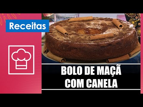 Prepare um  tradicional bolo de maçã com canela com a confeiteira Alice Bueno – 26/07/24