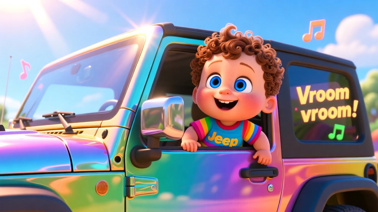 Jeep Adventure Song 🚙🎶 | Fun Nursery Rhymes & Toddler Learning Adventure