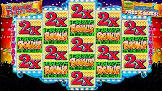 ★★JACKPOT HANDPAY★★$500 BETS★★EL GRAN FESTIVAL HIGH LIMIT SLOT MACHINE BUENO DINERO MUSEUM SLOTS IGT